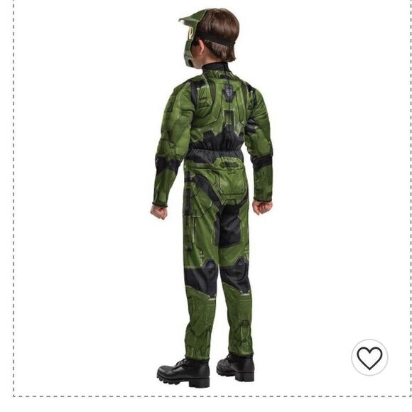 🔥Kids' HALO Master Chief Infinite Deluxe Halloween Costume Jumpsuit New - Picture 2 of 7